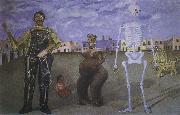 Frida Kahlo Four denizen in Mexico oil on canvas